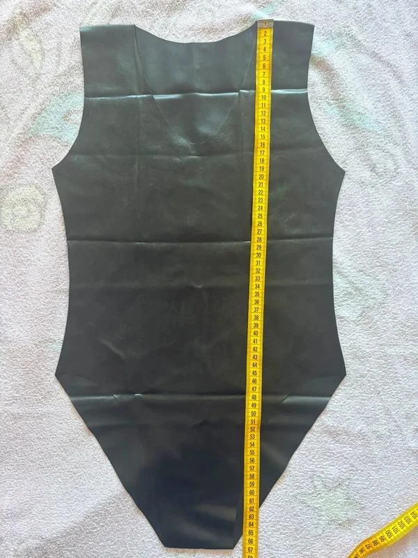 Black bodysuit - latex - size 40 (M) – photo 3